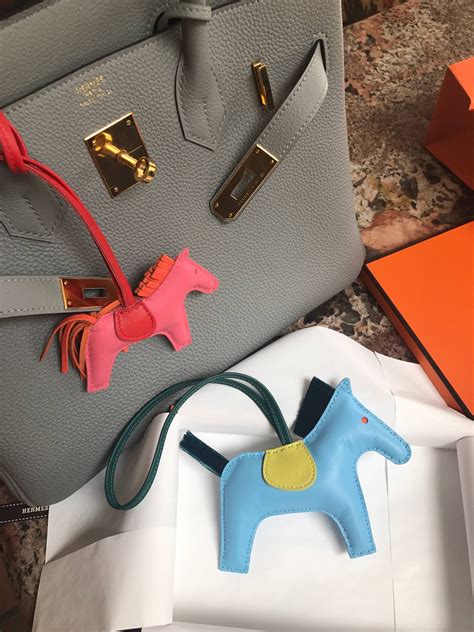 horse bag charm hermes|Hermes horse keychain.